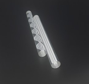 Акриловые прозрачные стержни из оргстекла «Косичка» 25ø