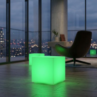 Светящийся Куб "Cube" H 20 см RGB аккумуляторный